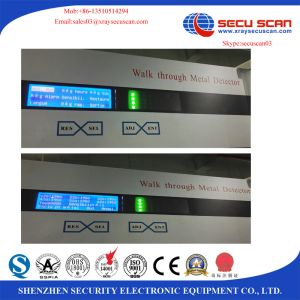 Archway Pass Walk Through Scanner Metal Detecting Equipment With Lcd Screen