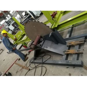 tree saw machine wood cutting machine, wood circular sawmill with carriage