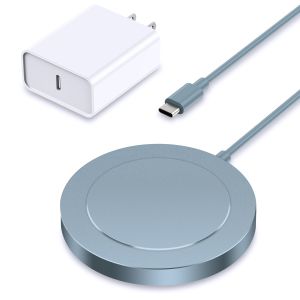 Fast Charging Cable Included Mag-Safe iPhone Magnetic Charging Pad for Wireless