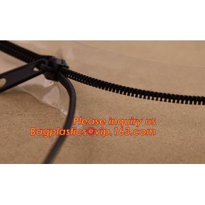 bone zipper, concavo convex zipper, plastic flange zipper, waterproof airtight zipper, pe slider zipper
