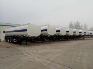China 3 axles 45000 liters Cheap oil tanker trailer 12 wheels on sale