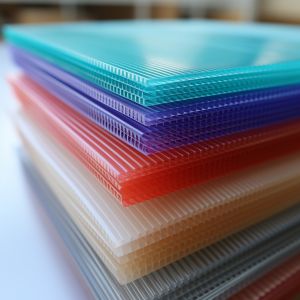 4x8 Corrugated PP Plastic Sheets Smooth Surface 12mm