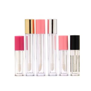 5ml Capacity Lip Gloss Container with Plastic Lip Balm Tube Closure and Empty