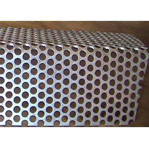 Galvanised 6mm Round Hole Punched Perforated Wire Mesh Netting