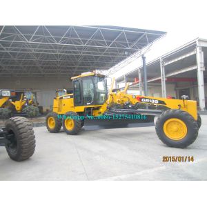 GR135 130HP 11000kg Tractor Dirt Road Grader Machine With Cummins Engine