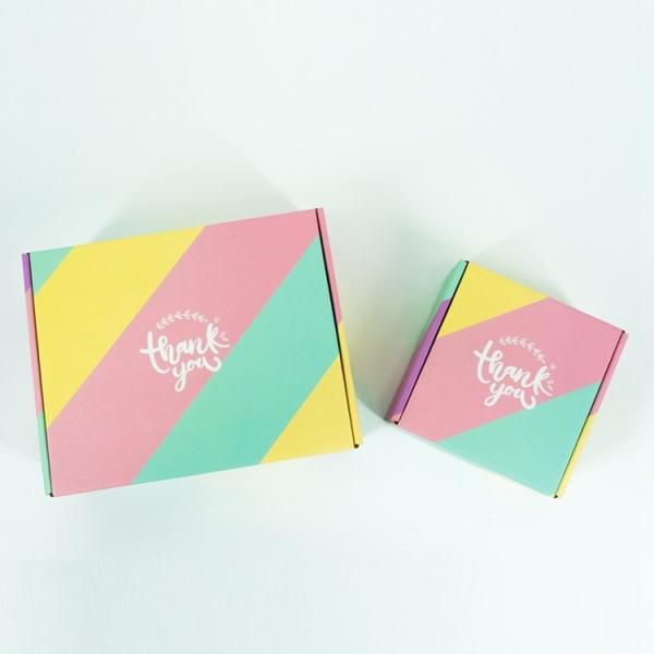 Quality Custom Plated Lvory Board Box Folding Airplane Paper Box for Thank You Gift Packaging wholesale