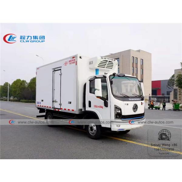 Shacman 4x2 5T Refrigerated Van Truck With Carrier Hanxue Thermo King Refrigerator