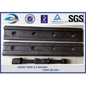ASTM Steel Railway Fish Plate With Square Head Bolts And Nuts