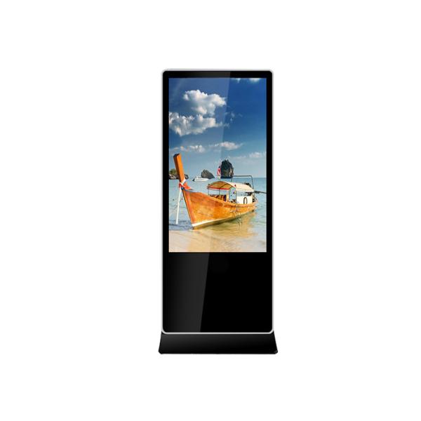 Shopping Mall Floor Standing Digital Signage Panels Wide Viewing Angle Low Heat
