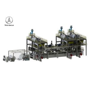 150M/min 4KW Non Woven Fabric Making Machine Spunbonded