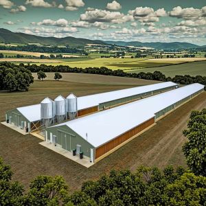 Q235 Q345 Steel Structure Chicken House Farm Poultry Shed Construction