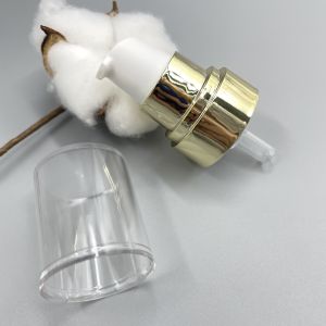 BB Cream Pump Dispenser SS316 Spring Outside 24/410 0.5ml Dosage Clear Cap