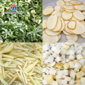 Fruit and vegetable cutting, hoisting and washing production line Fruit