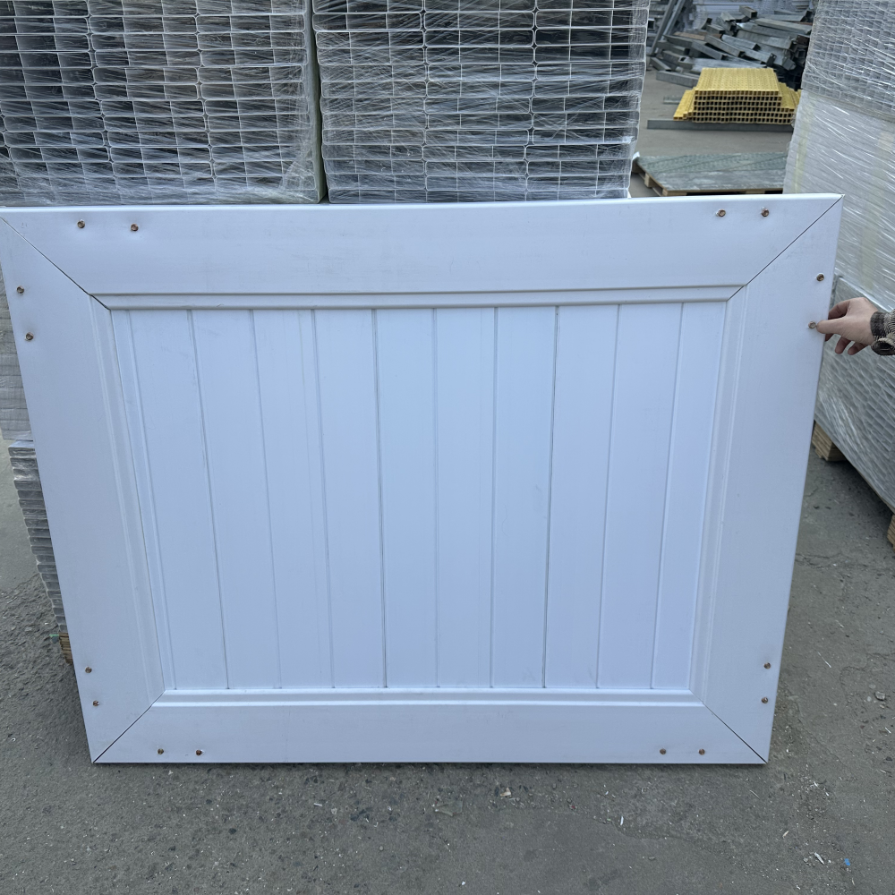 Installation Friendly Vinyl Fence Panels For Sale 1.83m High Adjustable Size