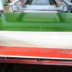 China Light Weight Plastic Covered Plywood , Pvc Plywood Sheet Strong Nail Holding on sale