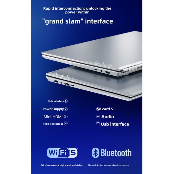 Aether2026 New Model 16 IPS Display Intel Celeron N95 Quad Core Processor SSD Storage Windows 10 11 for Home
