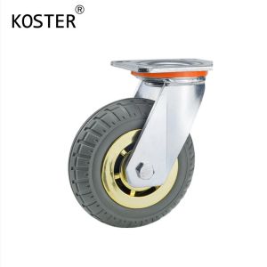 Heavy Duty Golden Castor Wheel with Lock 6inch 6mm 300kg US 10/Piece 1 Piece Min