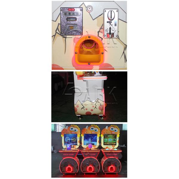 Small Dinosaur Kids Redemption Capsule Toy Game Machine For Shopping Center