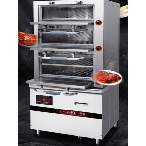 Automatic water induction food steamer Steamed seafood counters