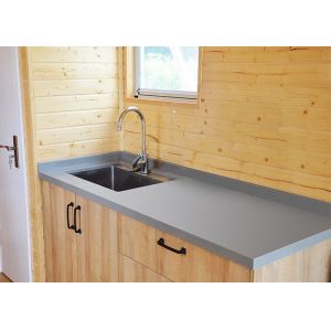 Modern Design Prefabricated Modular Home Kit Tiny House On Wheels With Three