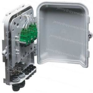 China 8-Port Wall or Pole Mountable Outdoor Waterproof plastic Fiber Optic Distribution Box on sale