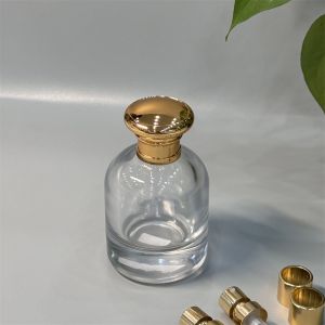 Factory Custom Luxury Clear Perfume Bottle Lids Easy Open Zamak Cap 15mm Plastic