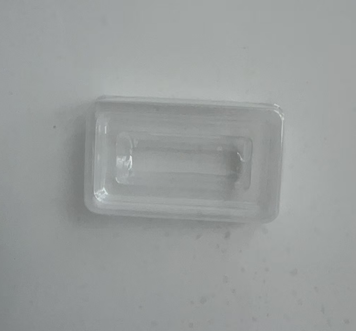 2ml 10-Piece Plastic Ampoule Tray 14.3x7.3cm Cardboard Packaging