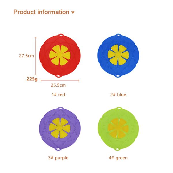 Food Grade Silicone Pan Lid Cover Reusable With Double Hangs For Cooking