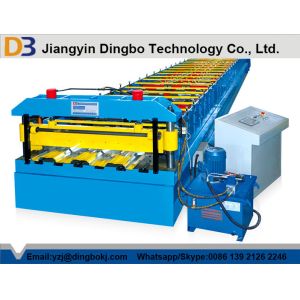 Metal Profile Deck Roll Forming Machine with Panasonic PLC Control