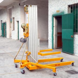 Vertical Aluminum Alloy Material Lifting Platform For Versatile Window Cleaning
