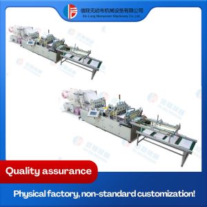 PLC Smart Program, Ultrasonic External Trapezoidal Air Filter Bag Making Machine