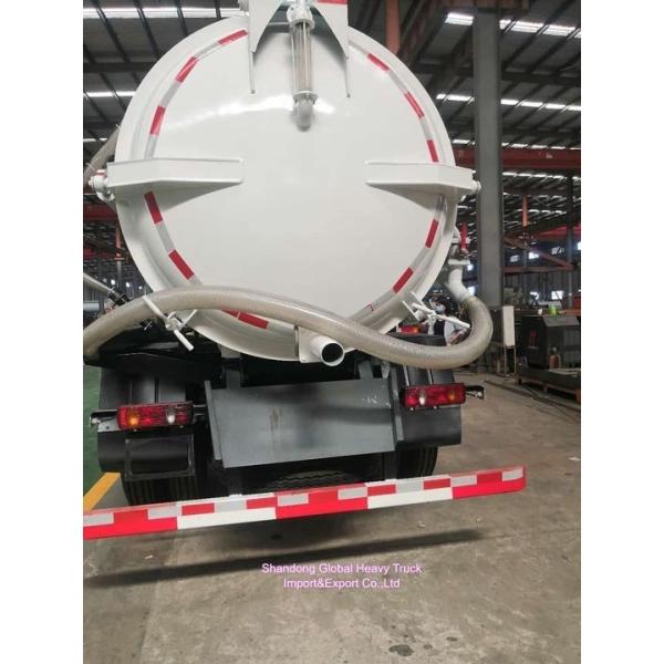 New HOWO Sewage Suction Truck 12000liters Combination Vacuum Jetter Truck for Sale
