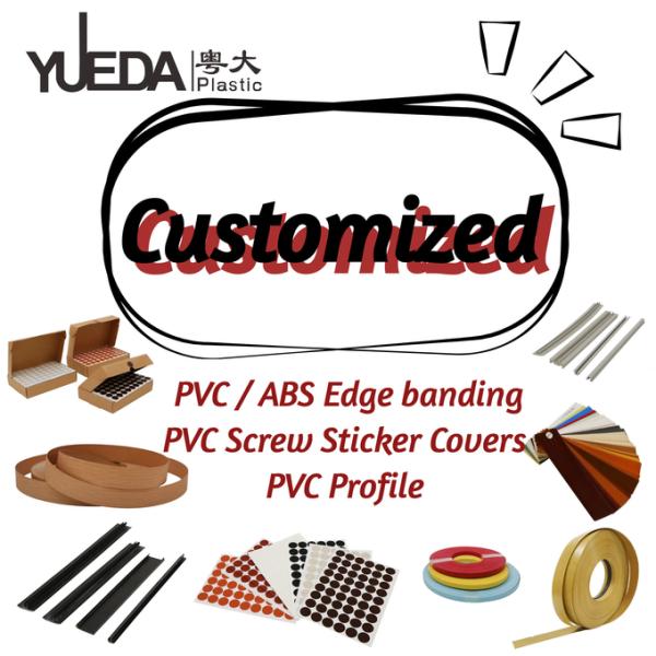 Dust Prevention Wood Grain Edge Banding Pvc Tape Anti Corrosion M9033