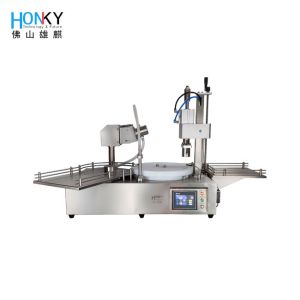 Cheap Desktop 5ml Vial Liquid Automatic Filling And Capping Machine With Air Crimping Funcion For Small Business Using for sale