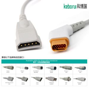 China IBP adapter Cable compatible for Drager 16 Pin To PVB Transducer on sale