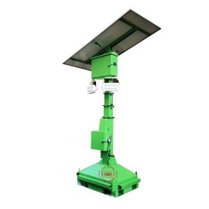 Portable Solar Light Tower For Construction Site With 420W Panel 35H Runtime