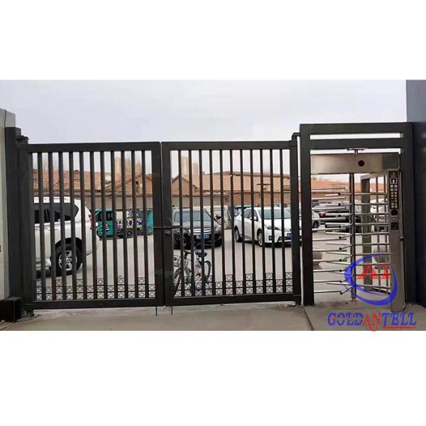 Semi Automatic Biometric Full Height Turnstile 90 Degree Rotation Stainless