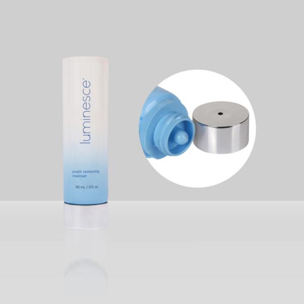 PE PCR Plastic Custom Cosmetic Tubes D40mm 70-180ml For Skin Care