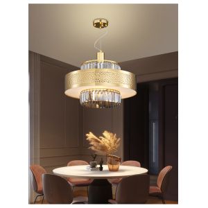 New Modern Crystal Chandelier for Living room Bedroom led ceiling lamp gold lamp