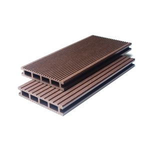 Durable 140 X 25 Traditional WPC Fence Boards Brushing Composite Decking Floor