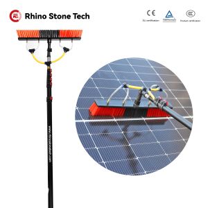 China Window Cleaning Poles Water Fed Solar Panel Washing Brush Cleaning Tool on sale