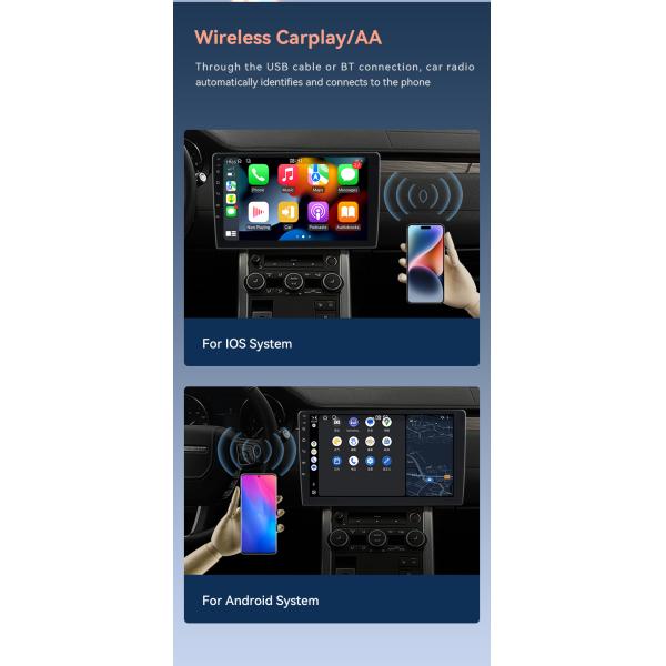 9" Android 12 10-Core 8+128G Car DVD Player Carplay Universal WIFI BT FM/AM 4G RDS DSP DVR Car Radio Pantalla Para auto