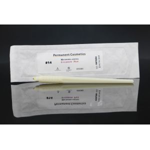 White Microblading Disposable Eyebrow Pen For Training / Permanent Makeup