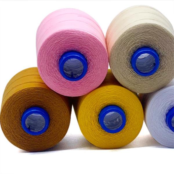40S/2 20S/3 Medium Thick Polyester Thread for Luggage Clothing Flatbed Quilted Pagoda Thread 100% Polyester Raw for Weaving