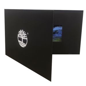 Automotive Industrial LCD Video Brochure Card With Rechargeable Battery