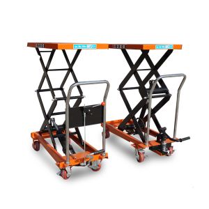 800KG Small Double Scissor Lifting Platform Manual Lifting Table with Low Price