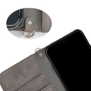 6.1" TPU Harris Tweed Leather Wallet Case Cover For IPhone 11