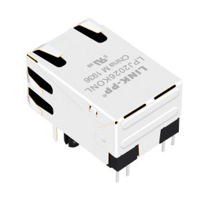 RTA-364A1R1A , LPJ2026KONL Magnetic RJ45 Connectors 1x10/100Mbps Latch-up