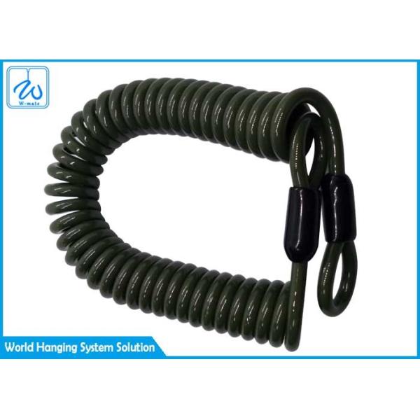 Quality Spring Coil Tools Safety Lanyard For Steeplejack Working At Heights wholesale