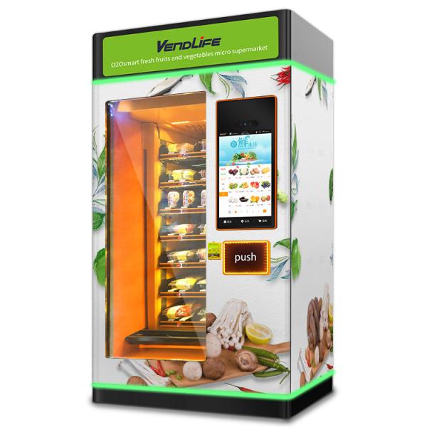 Quality 0.9KW Fresh Food Vending Machines , 192 Items Veggie Vending Machine wholesale